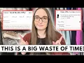 STOP WASTING Your TIME Doing This