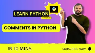 Comments in Python Single-Line Multi-Line comments Python for Beginners