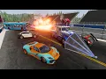 Lagu Destroying Random Cars on Racetrack