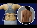 5 MIN Burn SIDE BACK FAT love handles bra bulge back workout Easy - No equipment