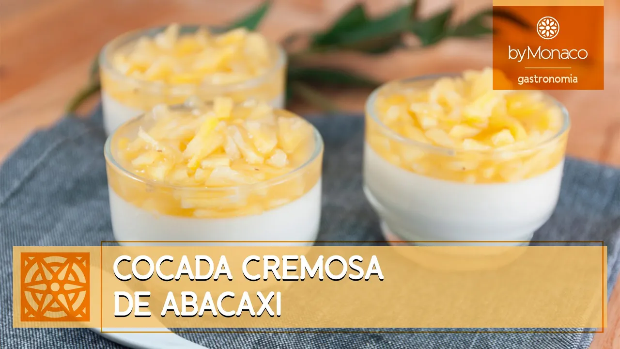 COCADA CREMOSA DE ABACAXI