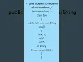 Java program to find sum of two numbers with output