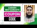 Darden Restaurants Coupon Code Darden Restaurants Discount Code