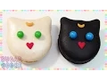 SAILOR MOON LUNA ARTEMIS MACARONS COOKIES Anime Food Baking Dessert Recipe Ideas