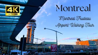 4K Walking tour in Montreal-Pierre-Elliott-Trudeau Airport May 2025 Montreal Canada