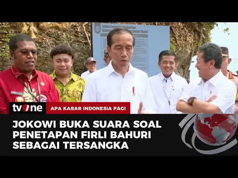 Presiden Jokowi Tanggapi Status Tersangka Firli Bahuri