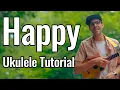 Download Lagu Pharrell Williams - Happy (Ukulele Tutorial)