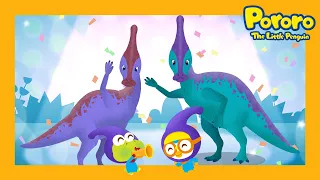 Download Pororo Dino Adventure | The tail of Sleeping Carcharodontosaurus| Trumpet sound Dinosaur | Dinosaur MP3