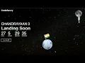 Chandrayaan 3 Landing Countdown with Rocket Animation HTML CSS JS Tutorial