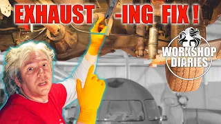 Why Fixing This Vintage Ford Transit Ice Cream Van's Exhaust Was NOT Impossible!