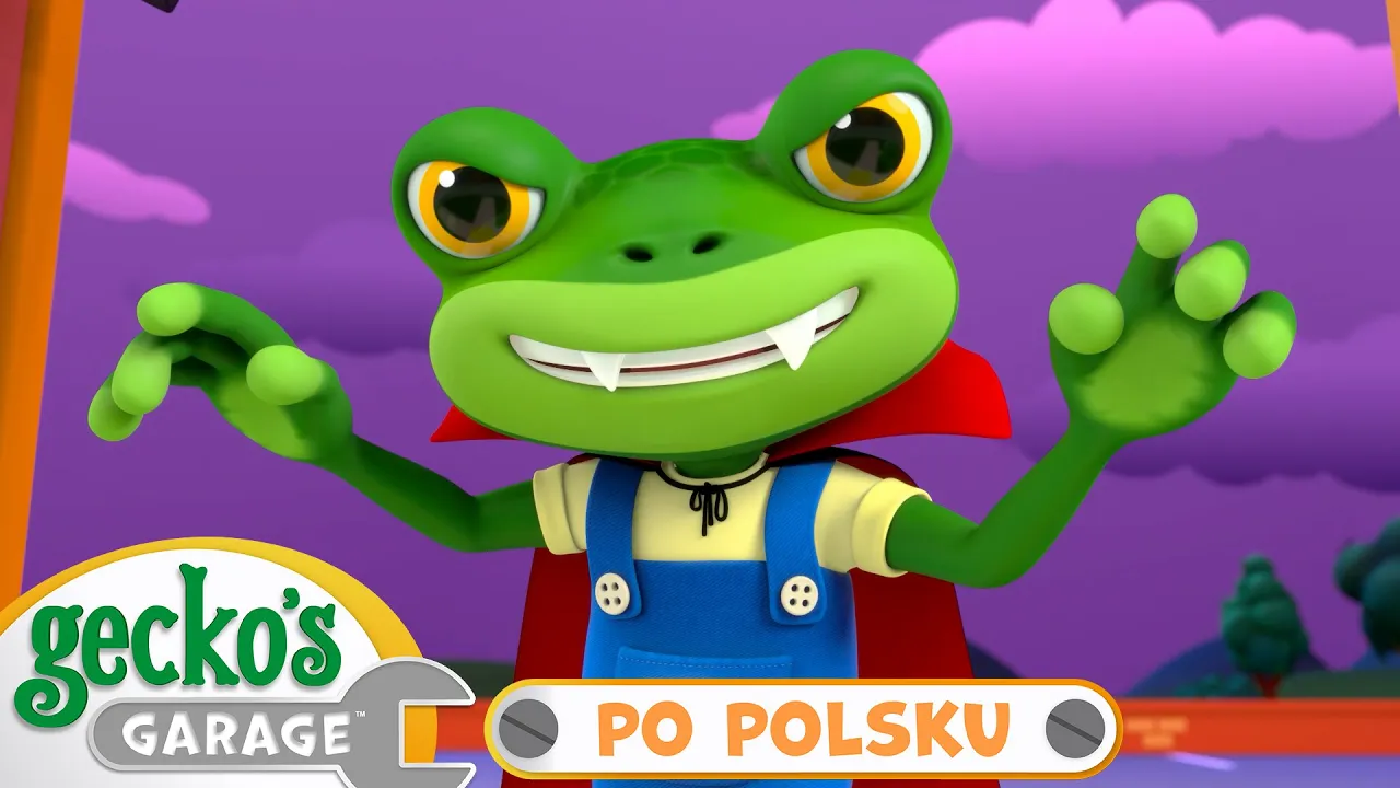 Nawiedzony warsztat | Warsztat Gekona | Bajka dla dzieci po polsku | Pojazdy dla dzieci