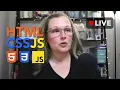 LIVE Frontend Dev Coding HTML CSS JavaScript Part 6