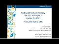 ICD-10 Coding Clinic Update Q1 2021 Fractures due to CPR