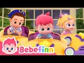 Download Lagu Go Away Rain!☔️ Baby Cars are COMING! | Bebefinn and Baby Shark | Nursery Rhymes \u0026 Kids Songs