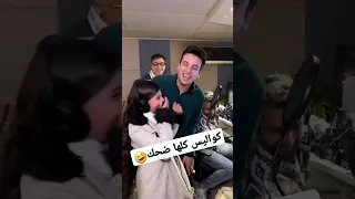 أغنية يا حلاوة رمضان كواليس تسجيل أغنية ياحلاوة رمضان كلها ضحك الحسن والحسين لافينيا نادر لافي 