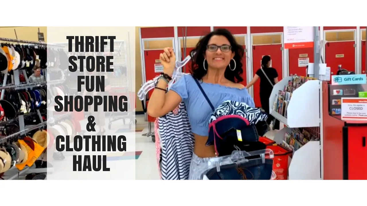 THRIFT STORE FUN SHOPPING & CLOTHING HAUL