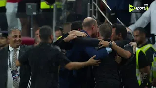 Joy And Celebrations Of Al Ahly Players After Their Victory Over Zamalek In The Egyptian Super Cu 