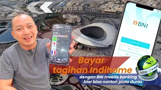 cara bayar tagihan wifi indihome dengan bni mobile banking