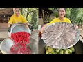 Download Lagu Amazing cooking show: Chef Sros - Chili cooking, Beef, Dog tongue fish, Clams cook and eat