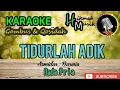 Lagu #Karaoke Tidurlah Adik Nada pria | Asmidar darwis |
