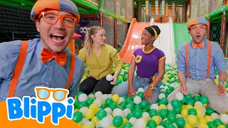 Blippi Apprend la Gym avec Shawn Johnson ! | Blippi en français | Vidéos éducatives pour enfants