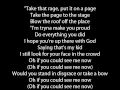The Script If you could see me now lyrics
