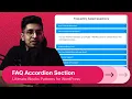 How to Add FAQ Accordion Section in WordPress Ultimate Blocks Pattern