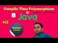 Compile Time Polymorphism in Java Method Overloading Java Tutorial for Beginners