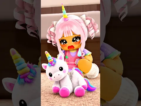 My Stepmom Hid My Magic Horn Until Someone Found Me 🦄😱#roblox  #berryave  #brookhaven