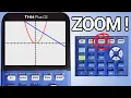 Quickly Adjust the Graphing Window with the Zoom Button on TI 84 Plus CE