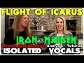 Download Lagu Iron Maiden - Flight Of Icarus - Bruce Dickinson - ISOLATED VOCALS -  Ken and Gabriela Analysis