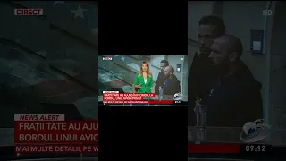 Primele declaraţii făcute de Andrew Tate în Statele Unite ale Americii