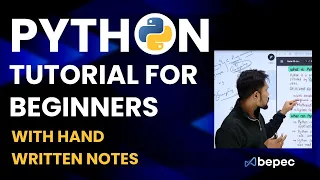 Python Tutorials For Beginners Hand Written Notes