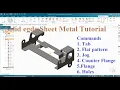 Solid Edge Sheet Metal 3D Modeling Tutorial Beginner to Advanced