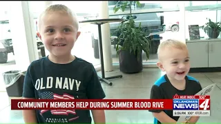 Hundreds turn out to donate blood at Bob Moore