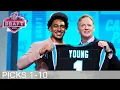 Picks 1-10 Multiple Quarterbacks Trades 2023 NFL Draft