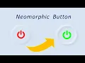 Neomorphism Button Switch OFF ON HTML and CSS Dynamic Coding With Amit