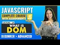 39 What is DOM HTML DOM Javascript tutorial for beginners Javascript full course