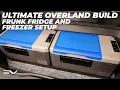 Rivian R1T R1S Frunk Equipped with Full Power Refrigerator and Freezer Optional Solar Power