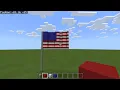How to make an American flag on Minecraft Memorial Day