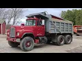 1985 Mack R model tandem axle dump truck For Sale at Auction