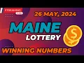 Maine Day Lottery Results For - 26 May 2024