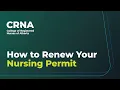 How to Renew Your Nursing Permit Webinar 2026
