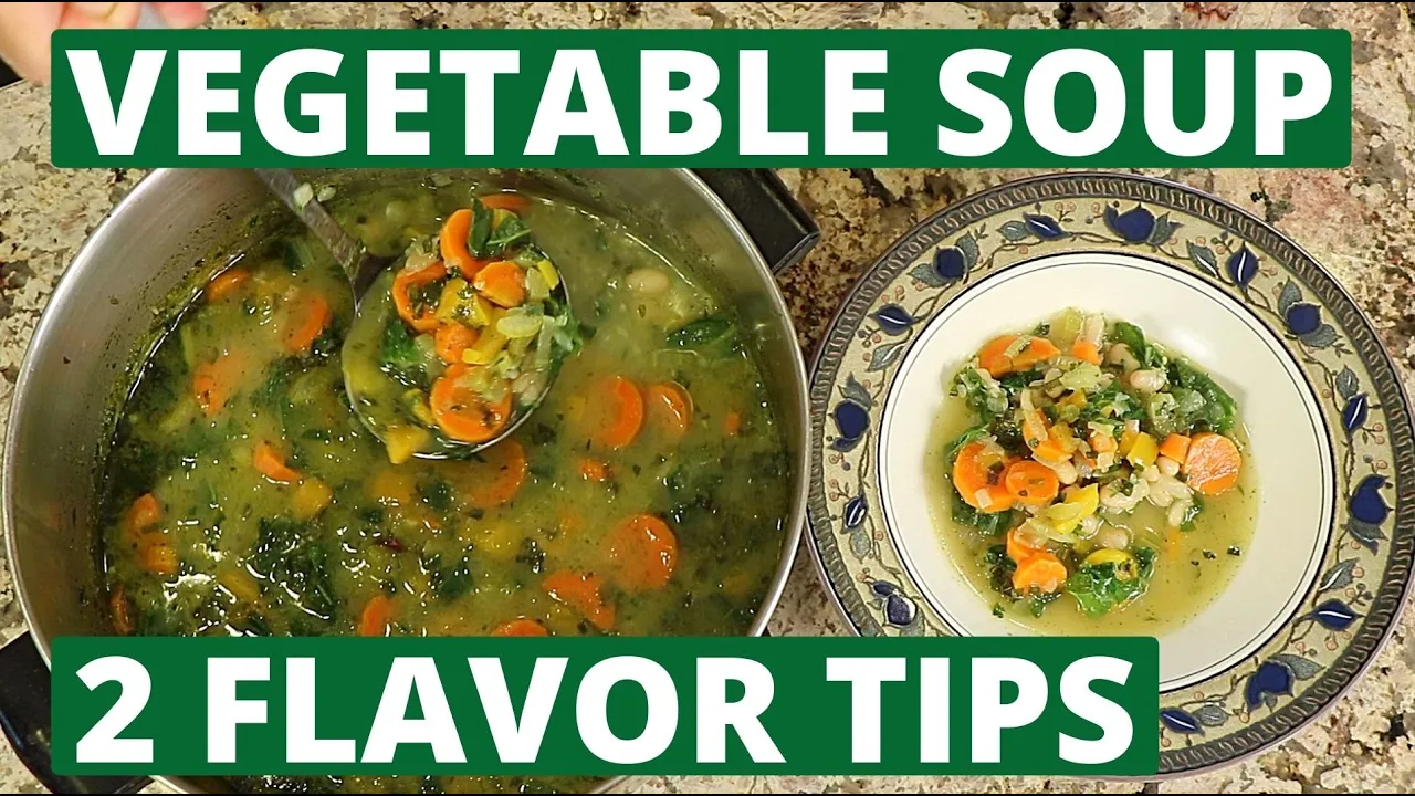 How To Make VEGETABLE SOUP   Thanksgiving Vegetable Soup