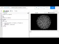 Finding the moment of inertia for a sphere by making 1000 random points