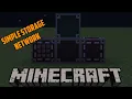 Simple Storage Network Minecraft Mod Showcase 1 12 2