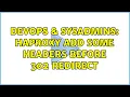 DevOps SysAdmins HAProxy add some headers before 302 redirect