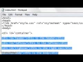 CSS Tutorial Pt 1 Basic Layout