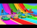 Download Lagu Long Slide Game With Cow Elephant Gorilla Hippopotamus Tiger 3d Animal Game Funny 3d Animals