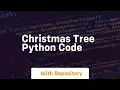 christmas tree python code